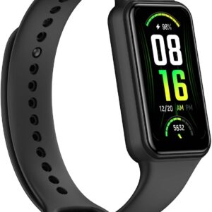 Amazfit Band 7 – Fitness Tracker with Heart Rate, SpO2, Sleep Monitoring & Alexa, 18-Day Battery (Black)