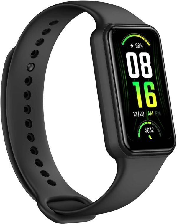 Amazfit Band 7 – Fitness Tracker with Heart Rate, SpO2, Sleep Monitoring & Alexa, 18-Day Battery (Black)
