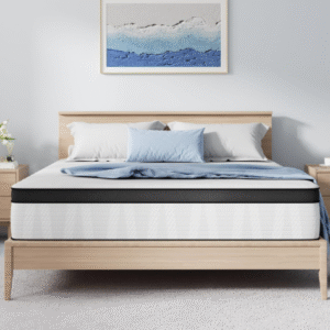 Avenco 10" Queen Hybrid Mattress - Medium Firm, Motion Isolation & Edge Support, CertiPUR-US Certified