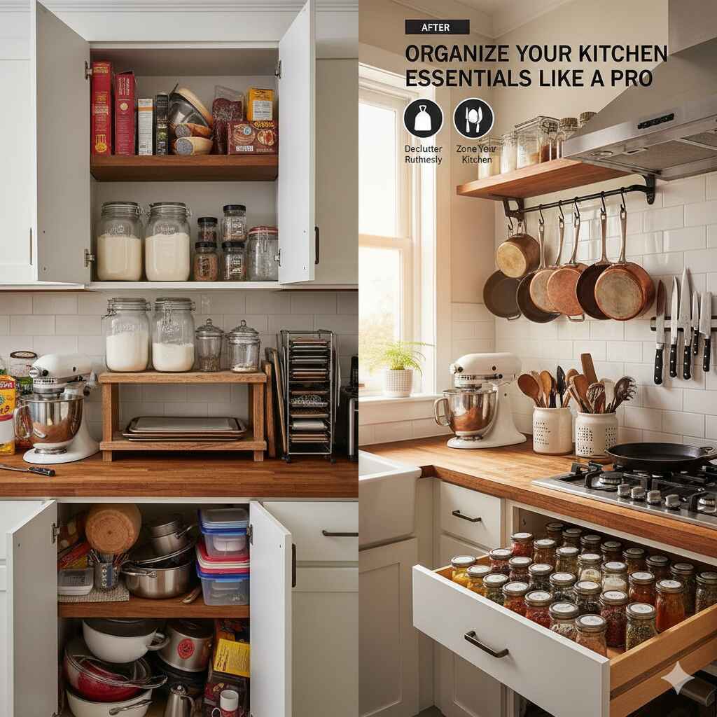 How to Organize Your Kitchen Essentials Like a Pro