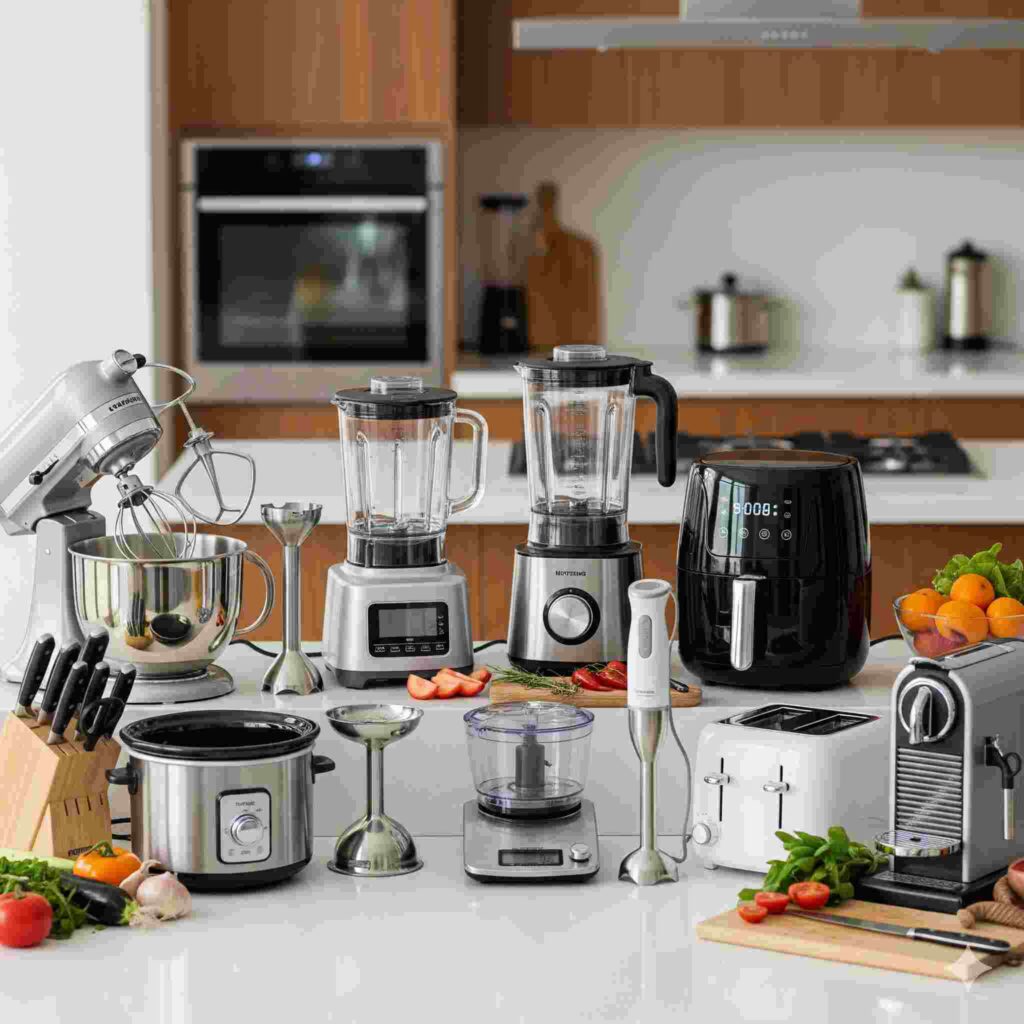 Different Gadgets used in the kitchen