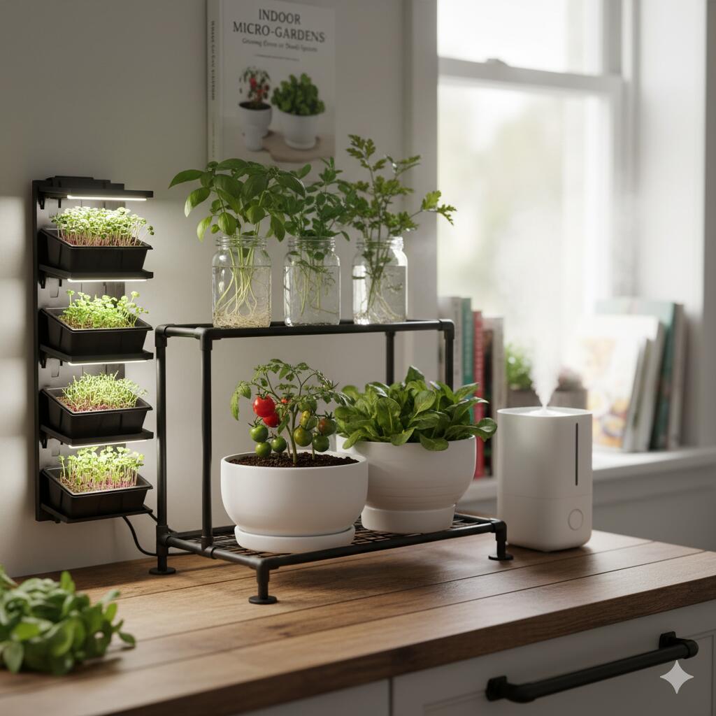 indoor micro-gardens