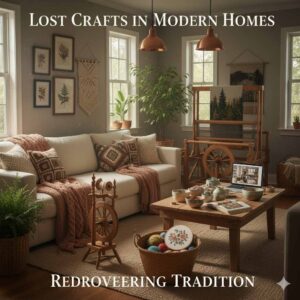 Lost crafts in modern homes