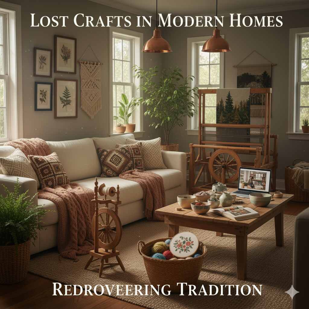 Lost crafts in modern homes